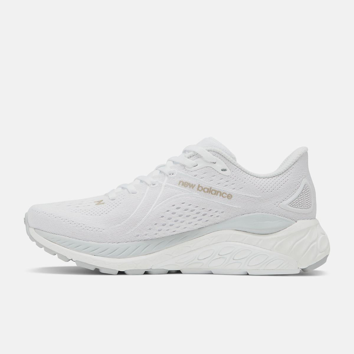 Running | Women New Balance Fresh Foam X 860v13 White With Light Aluminum And Light Gold Metallic