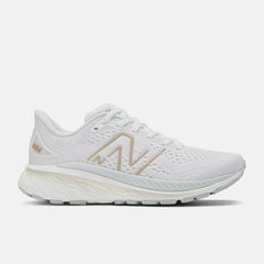 Running | Women New Balance Fresh Foam X 860v13 White With Light Aluminum And Light Gold Metallic