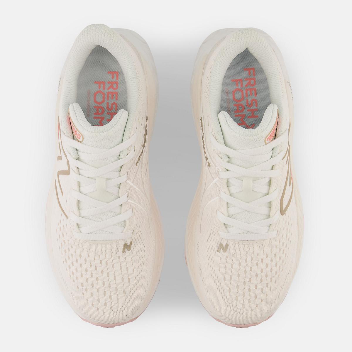 Running | Women New Balance Fresh Foam X 860v13 White With Light Gold Metallic And Grapefruit