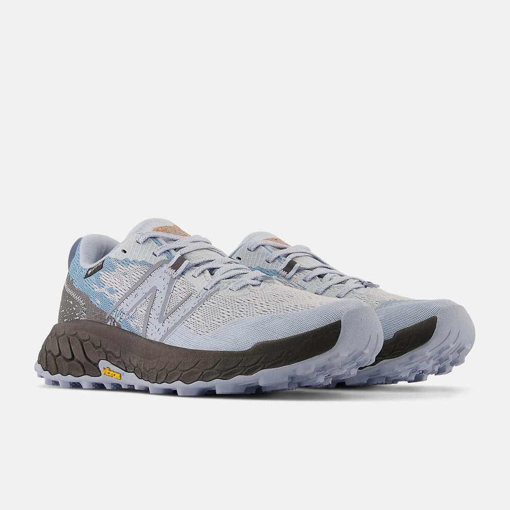 Running | Women New Balance Fresh Foam X Hierro V7 GTX Starlight With Blacktop And Light Arctic Grey