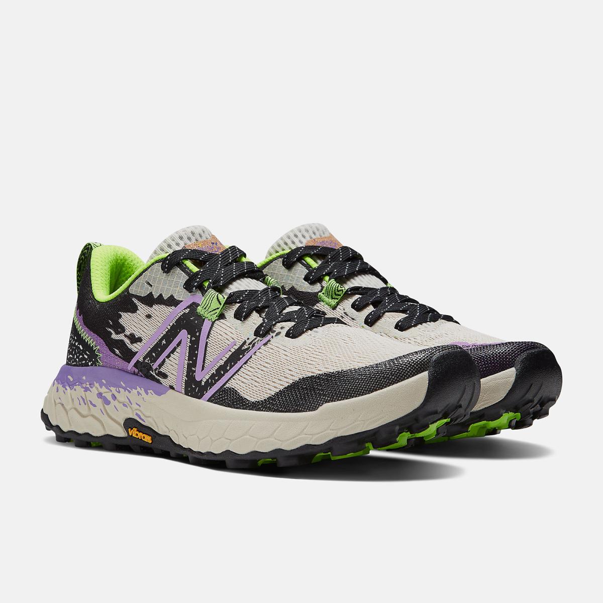 Running | Women New Balance Fresh Foam X Hierro V7 Moonbeam With Electric Purple