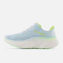Running | Women New Balance Fresh Foam X More V4 Blue With Green Aura And White