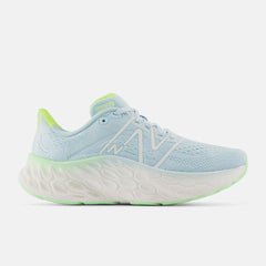 Running | Women New Balance Fresh Foam X More V4 Blue With Green Aura And White