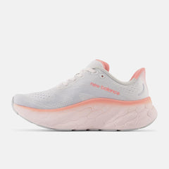 Running | Women New Balance Fresh Foam X More V4 Quartz Grey With Washed Pink And Grapefruit
