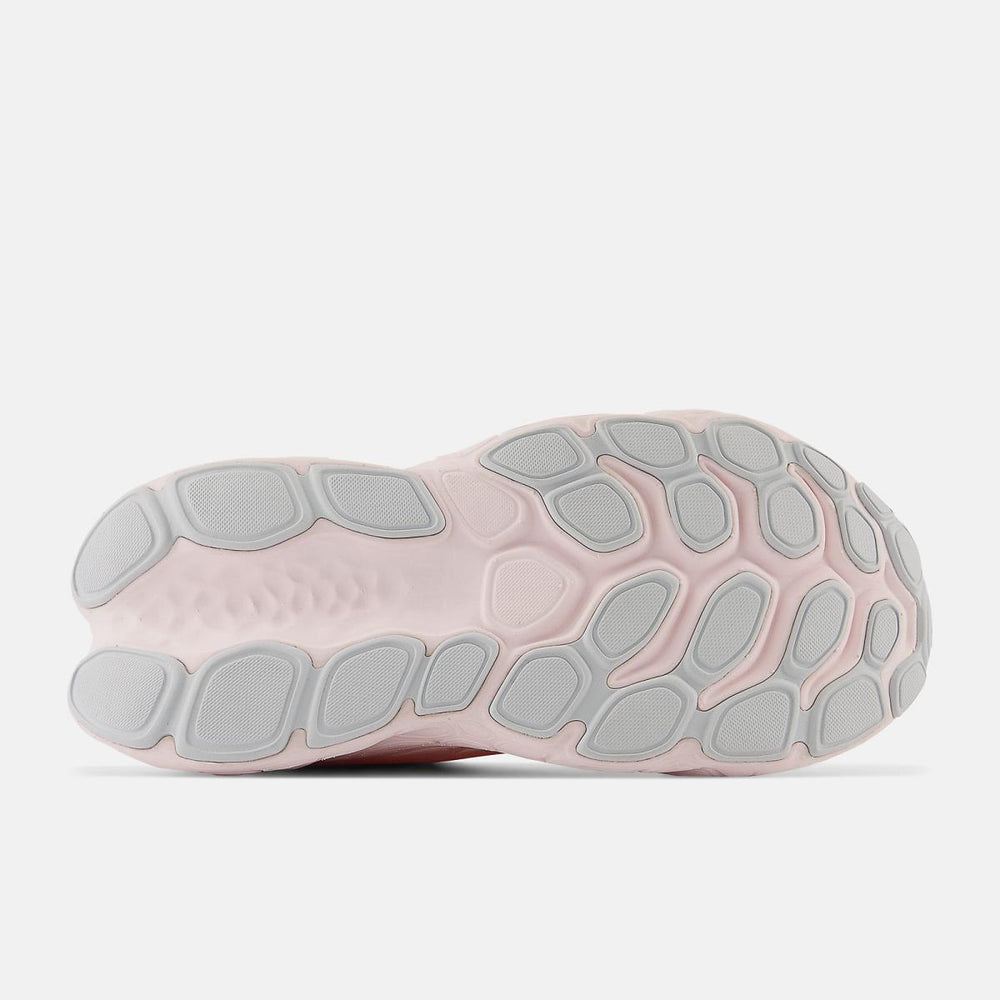 Running | Women New Balance Fresh Foam X More V4 Quartz Grey With Washed Pink And Grapefruit