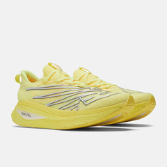 Running | Women New Balance FuelCell SuperComp Elite V3 Cosmic Pineapple With White Iridescent And Dark Silver Metallic