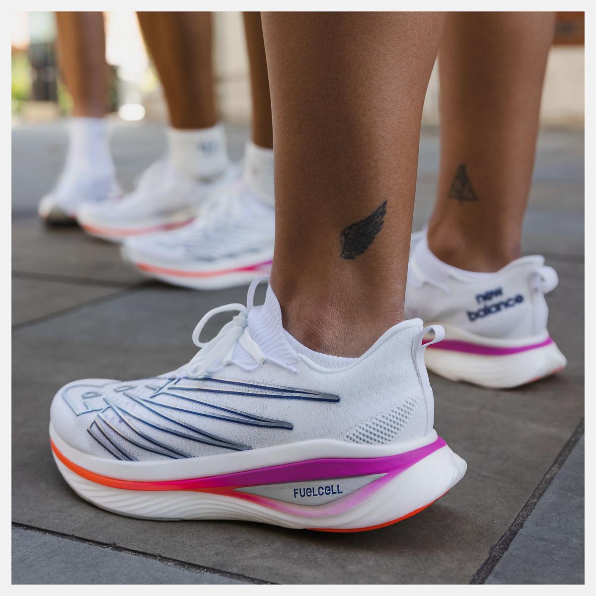 Running | Women New Balance FuelCell SuperComp Elite V3 White With Victory Blue