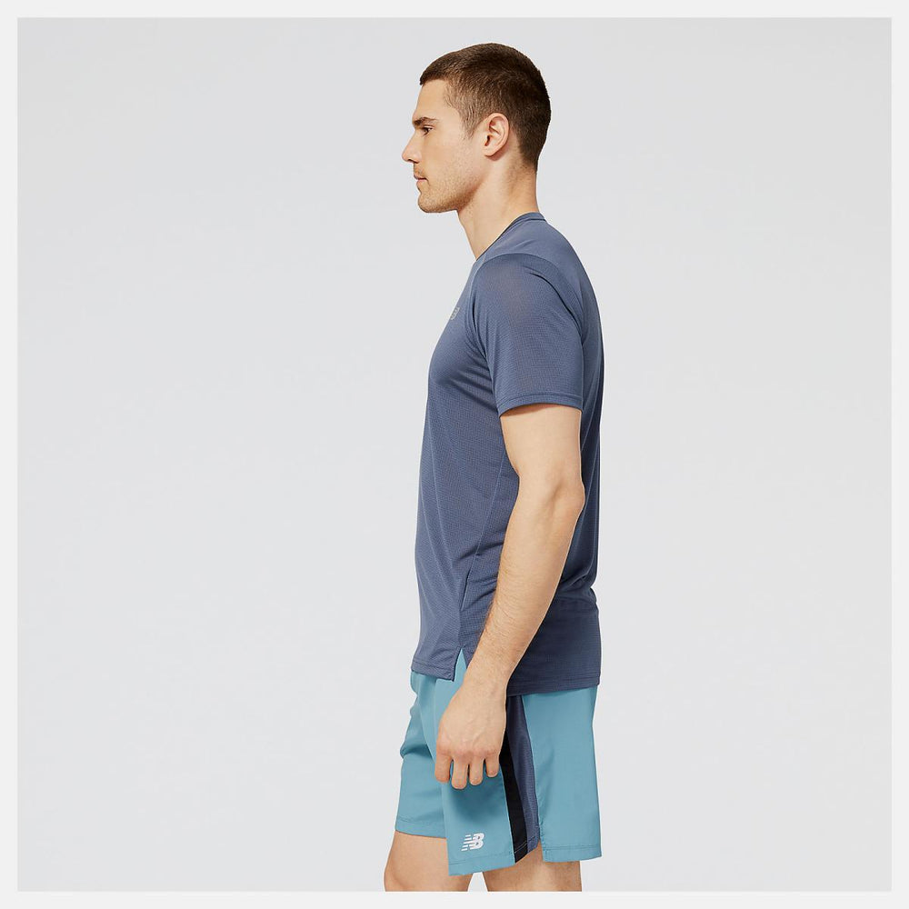 Shirts | Men New Balance Accelerate Short Sleeve Thunder