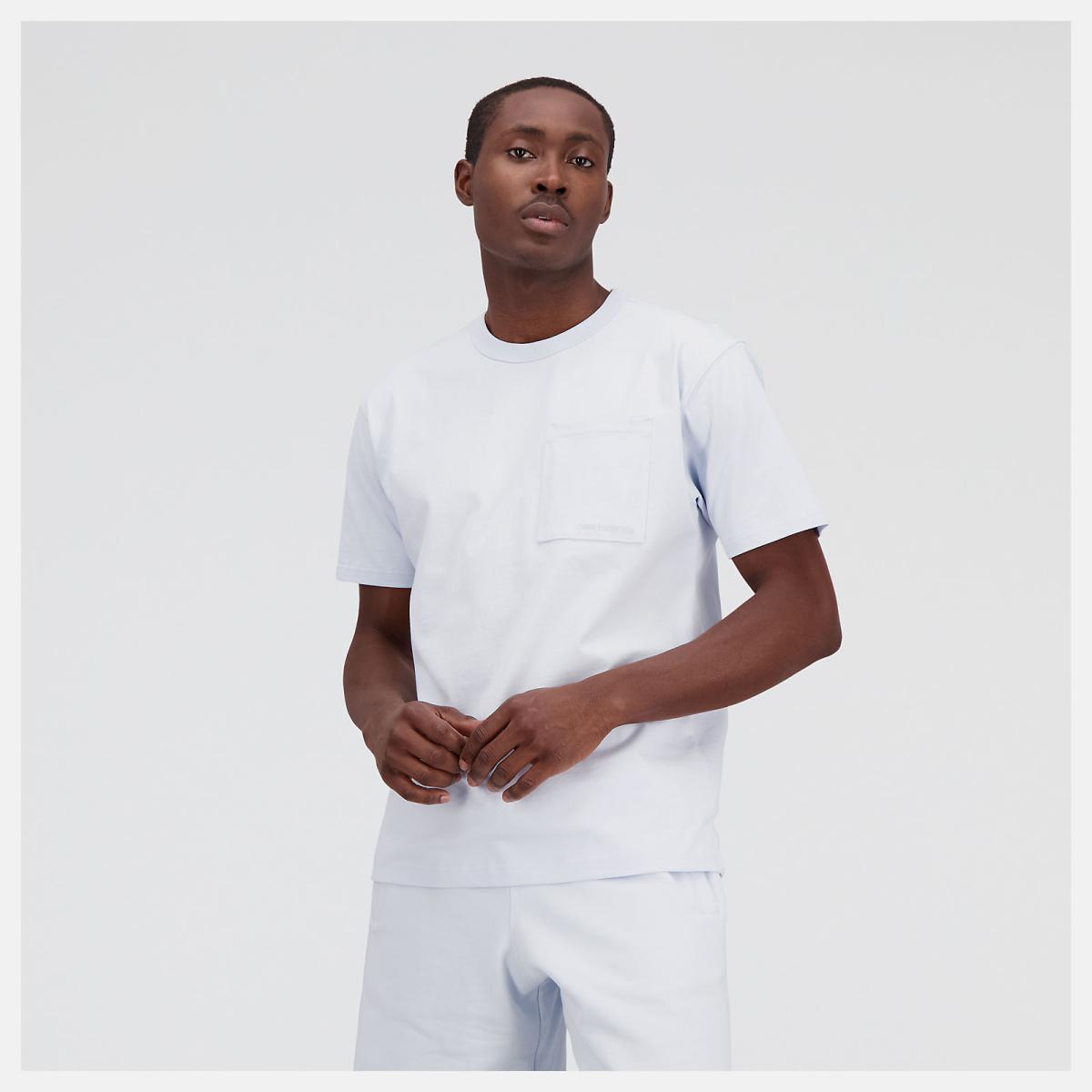 Shirts | Men New Balance NB Athletics Nature State Short Sleeve Tee Ice Blue