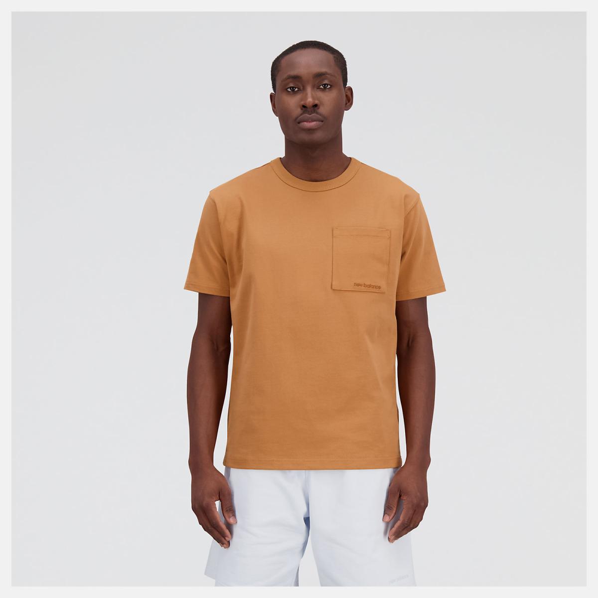 Shirts | Men New Balance NB Athletics Nature State Short Sleeve Tee Tobacco