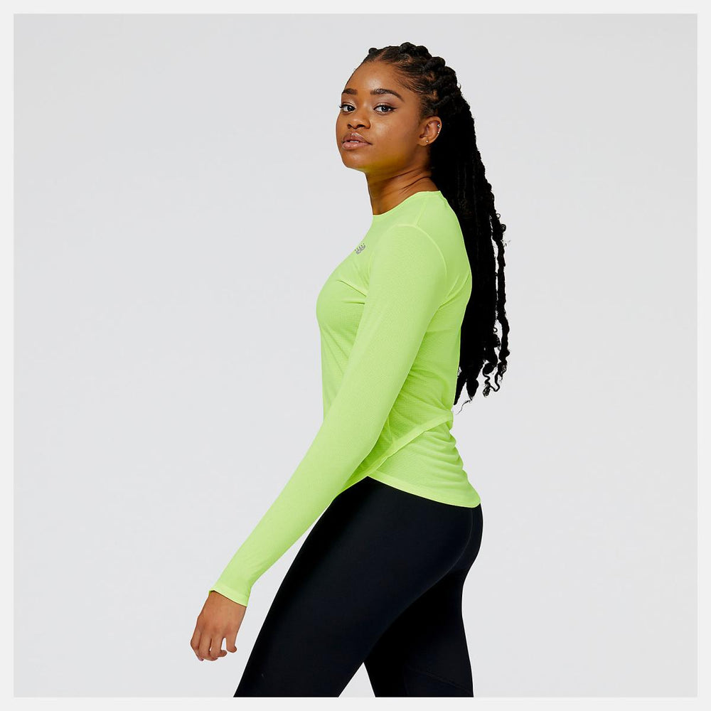 Shirts | Women New Balance Accelerate Long Sleeve Top Hi Lite