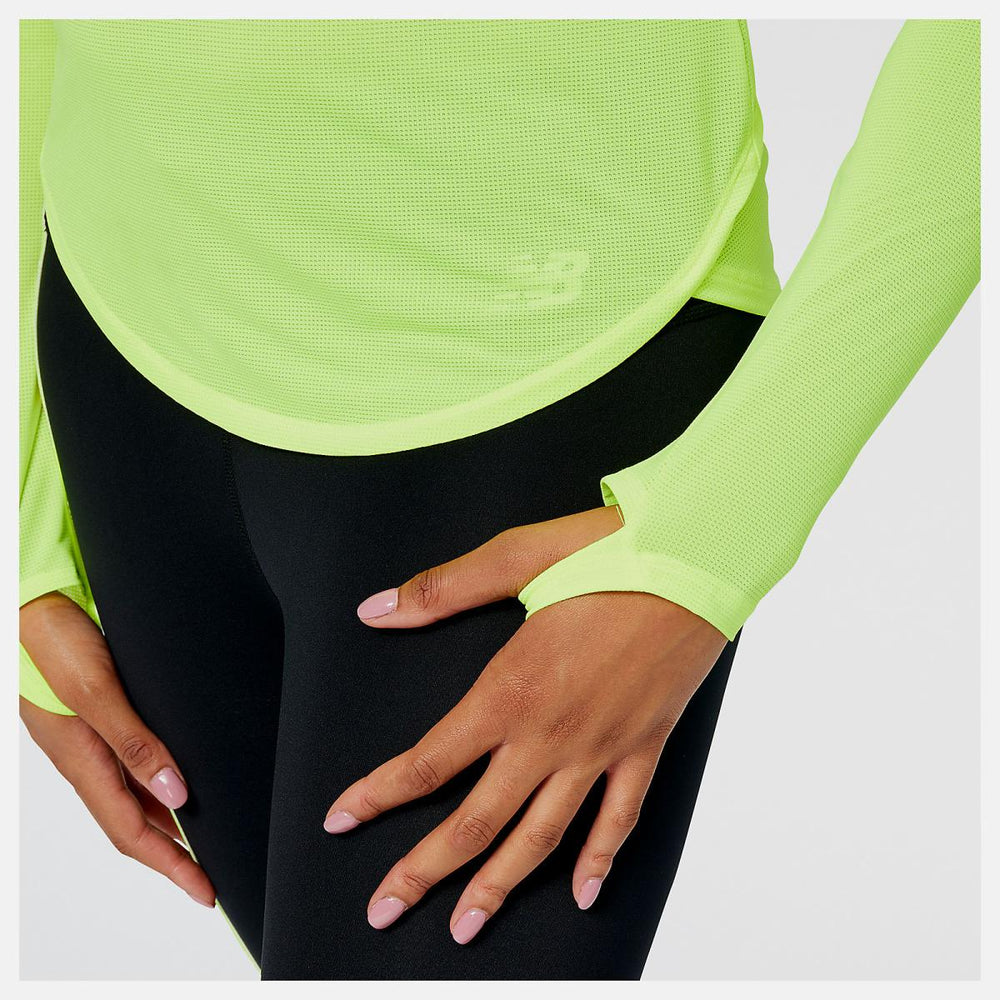 Shirts | Women New Balance Accelerate Long Sleeve Top Hi Lite