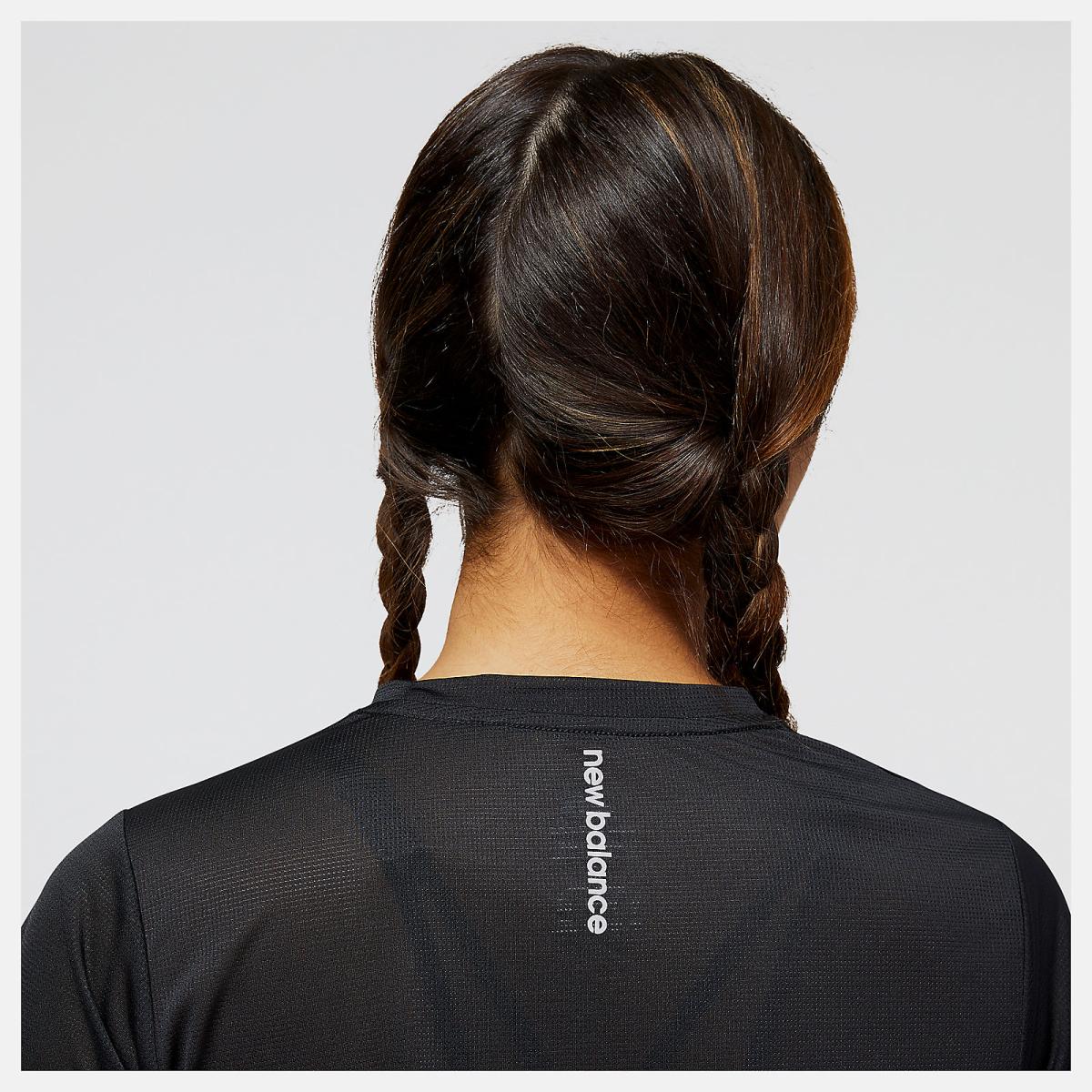 Shirts | Women New Balance Accelerate Short Sleeve Top Black