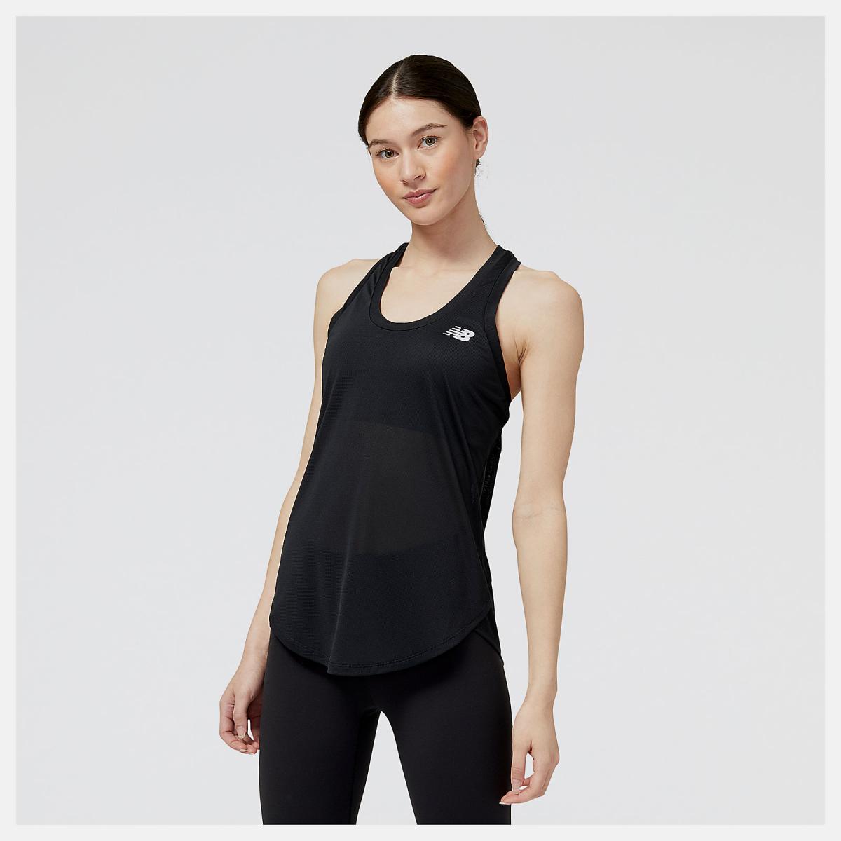 Shirts | Women New Balance Accelerate Tank Black