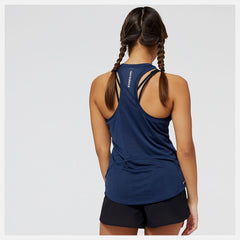 Shirts | Women New Balance Accelerate Tank Natural Indigo