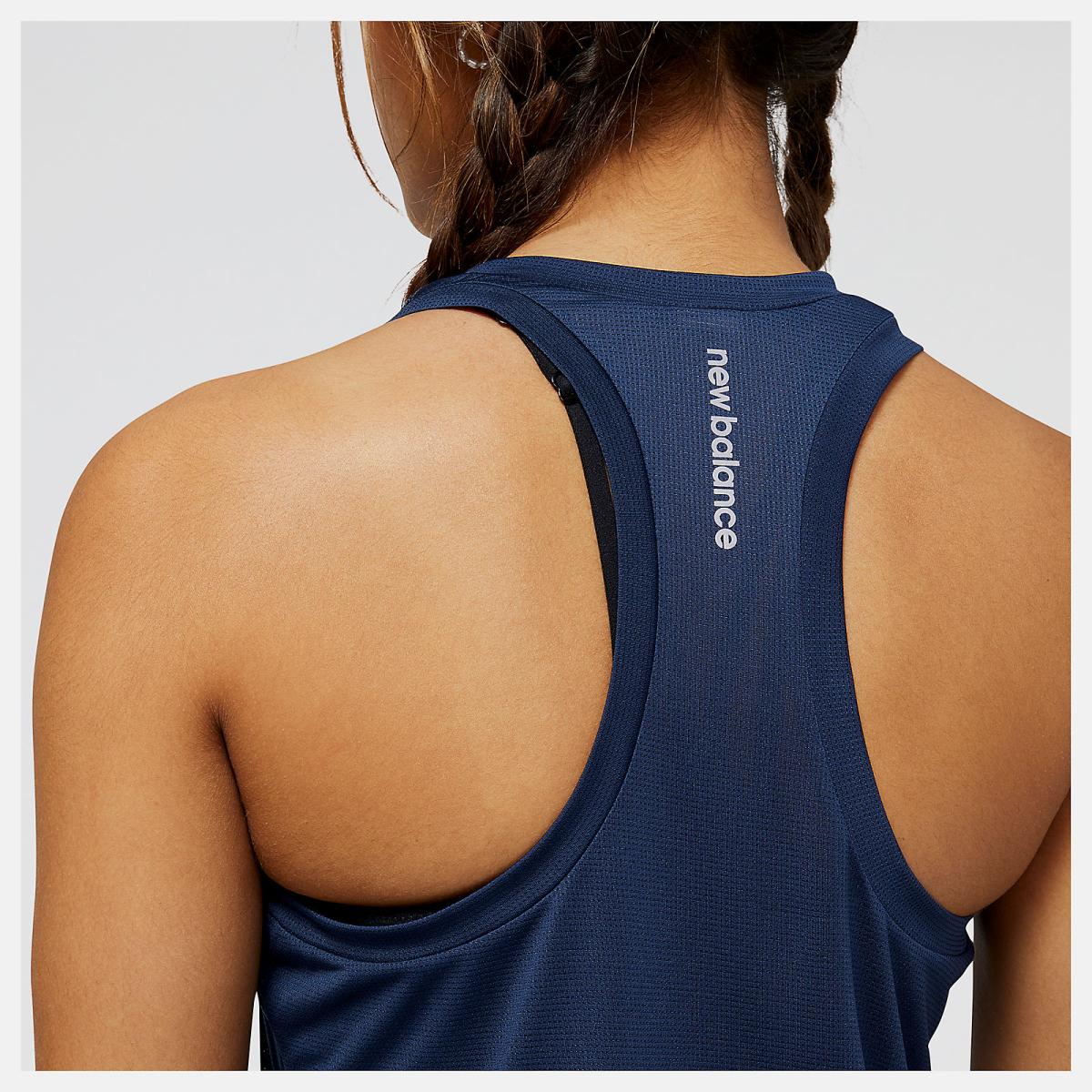 Shirts | Women New Balance Accelerate Tank Natural Indigo