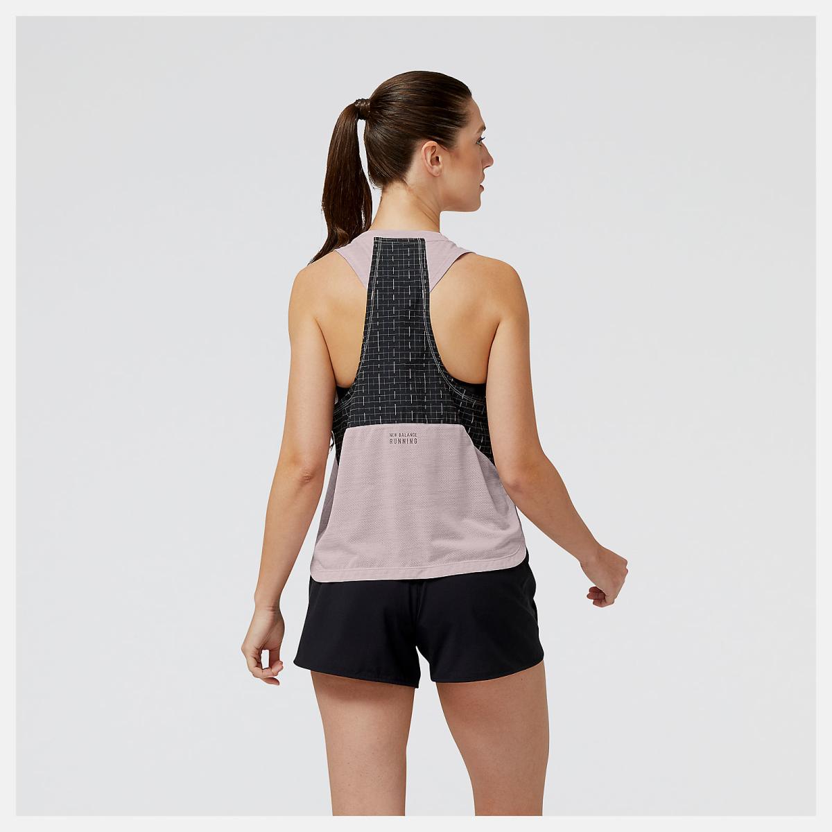 Shirts | Women New Balance Impact Run Luminous Tank Stone Pink Heather