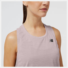 Shirts | Women New Balance Impact Run Luminous Tank Stone Pink Heather