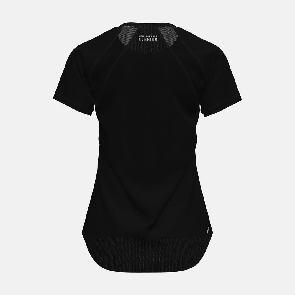 Shirts | Women New Balance Impact Run Short Sleeve Black