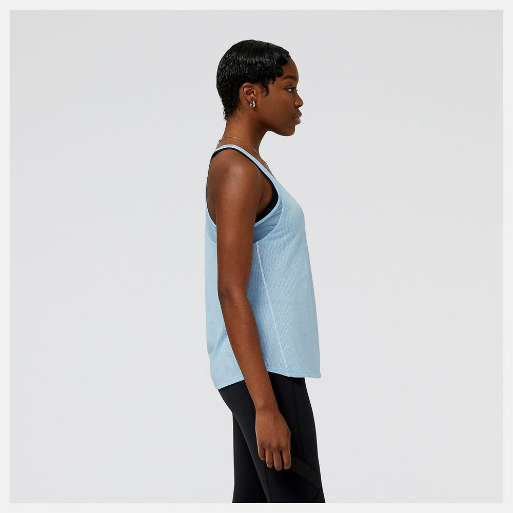 Shirts | Women New Balance Impact Run Tank Blue Haze Heather