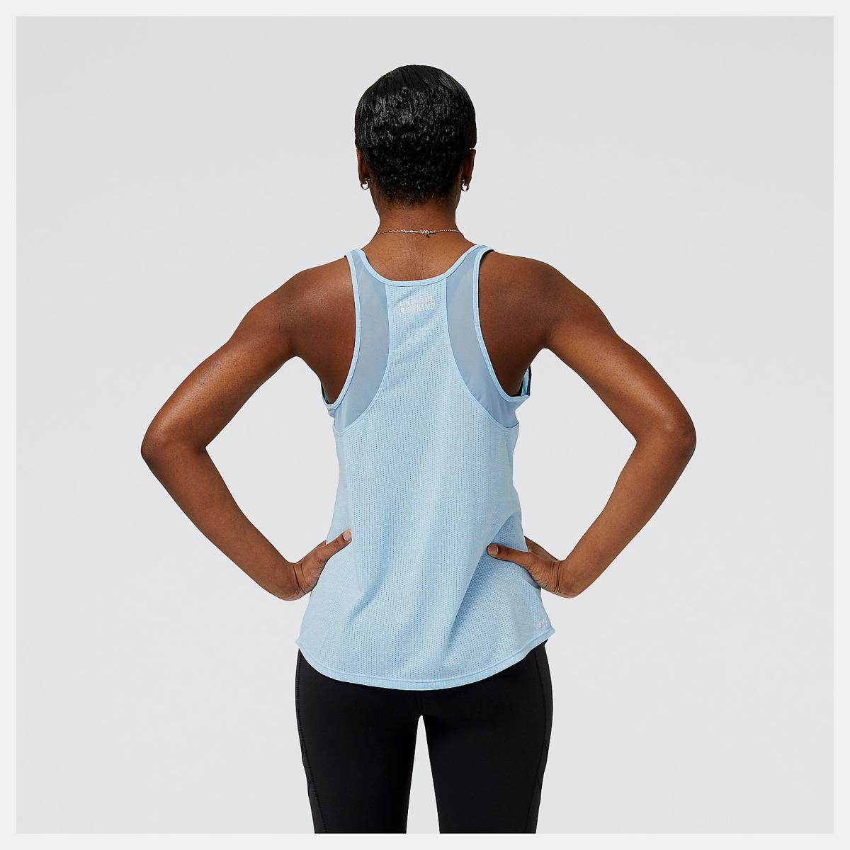Shirts | Women New Balance Impact Run Tank Blue Haze Heather