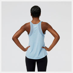 Shirts | Women New Balance Impact Run Tank Blue Haze Heather