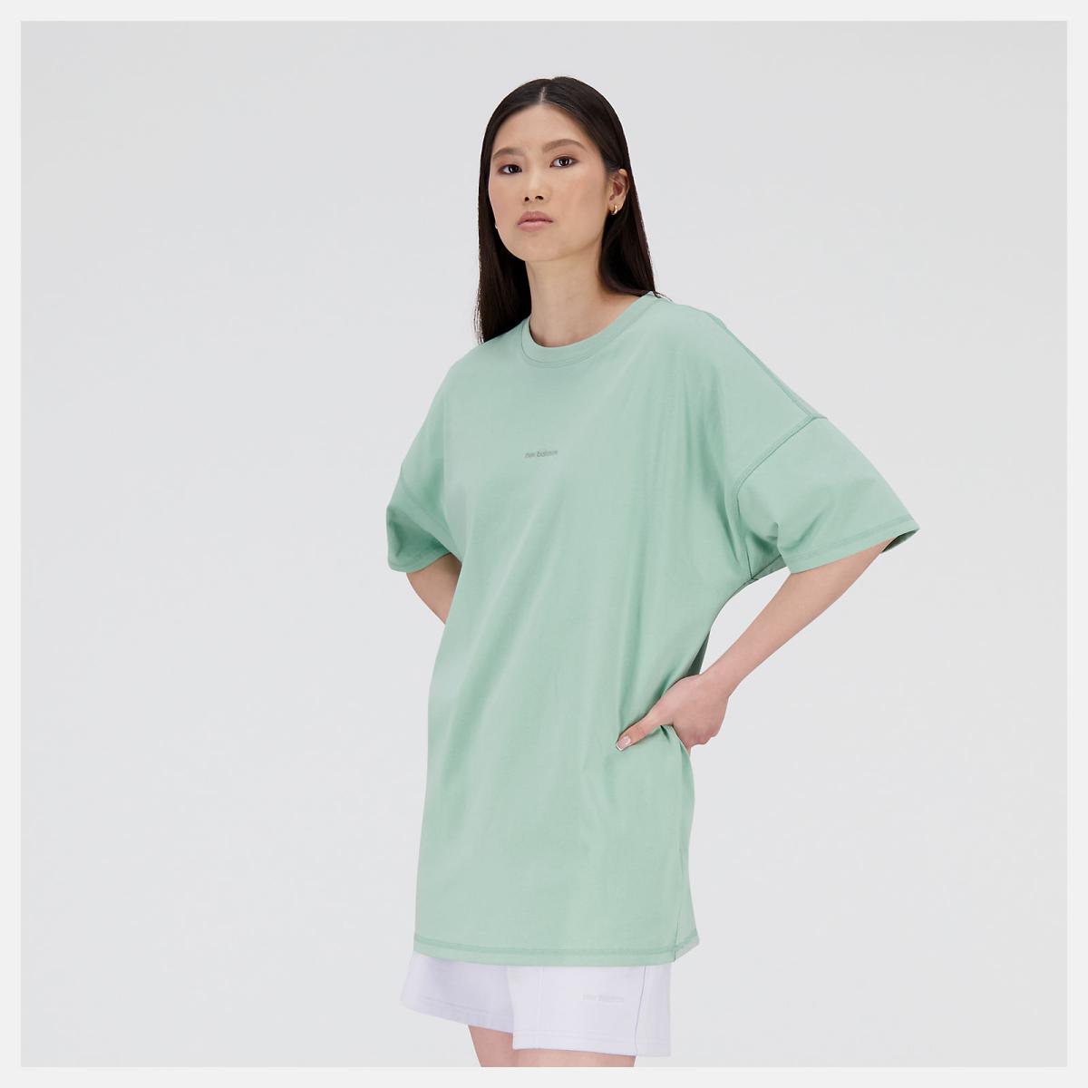 Shirts | Women New Balance NB Athletics Nature State Short Sleeve Tee Sage Leaf