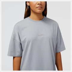 Shirts | Women New Balance NB Athletics Nature State Short Sleeve Tee Steel