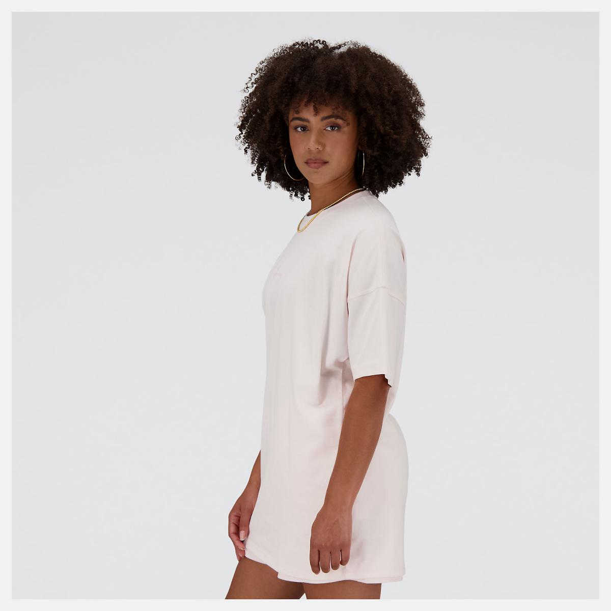 Shirts | Women New Balance NB Athletics Nature State Short Sleeve Tee Washed Pink