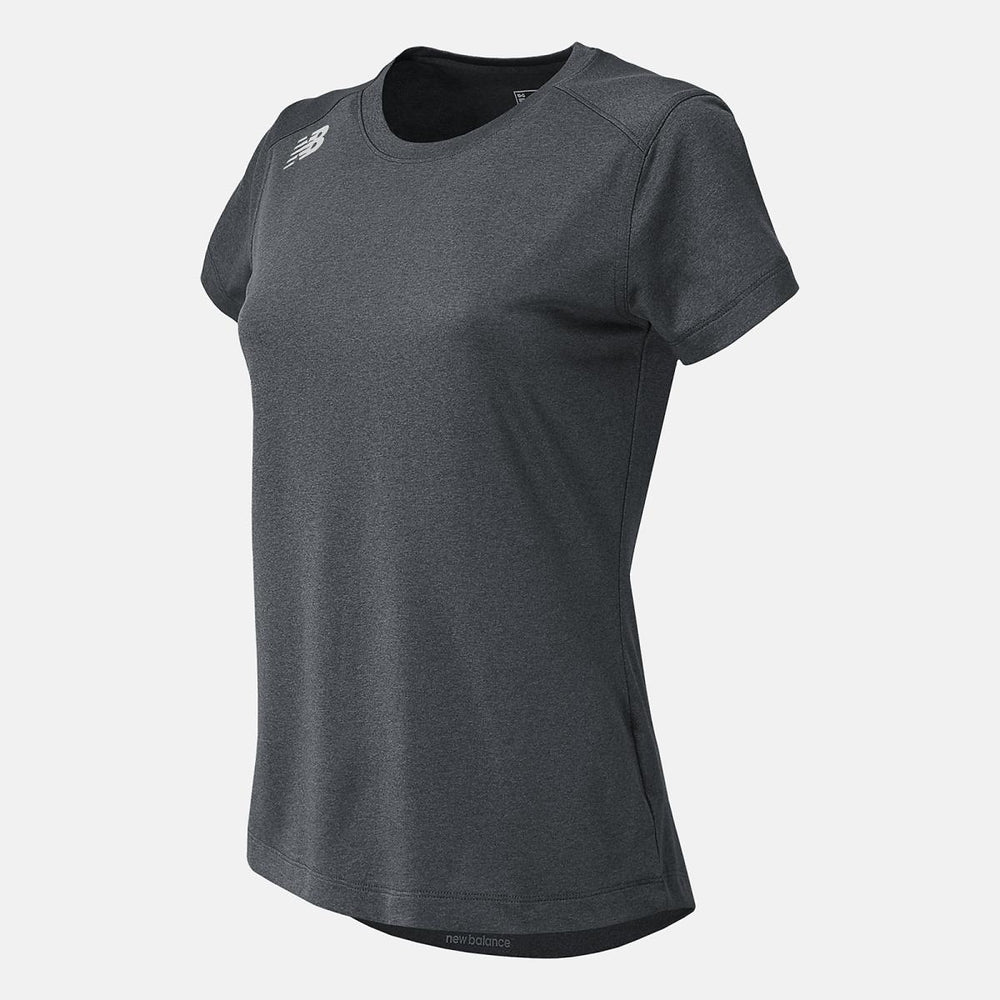 Shirts | Women New Balance NB Short Sleeve Tech Tee Dark Heather