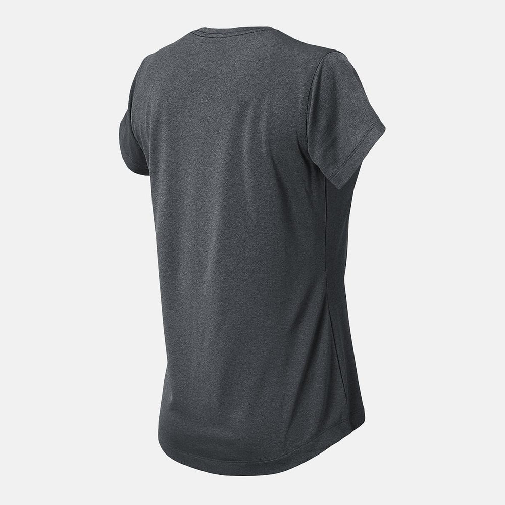 Shirts | Women New Balance NB Short Sleeve Tech Tee Dark Heather