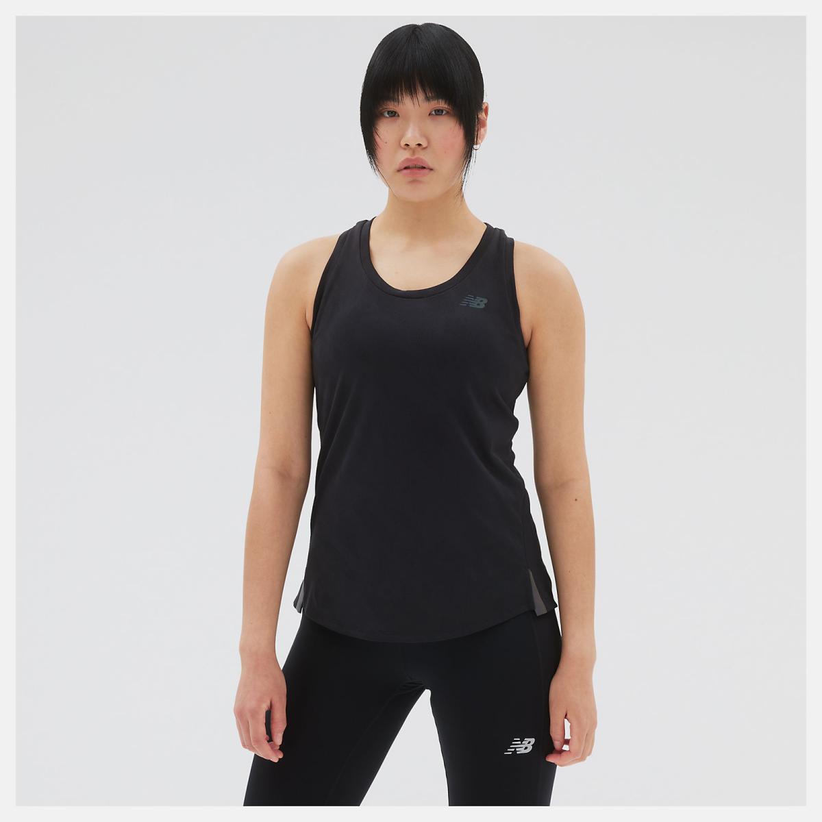 Shirts | Women New Balance Q Speed Jacquard Tank Black