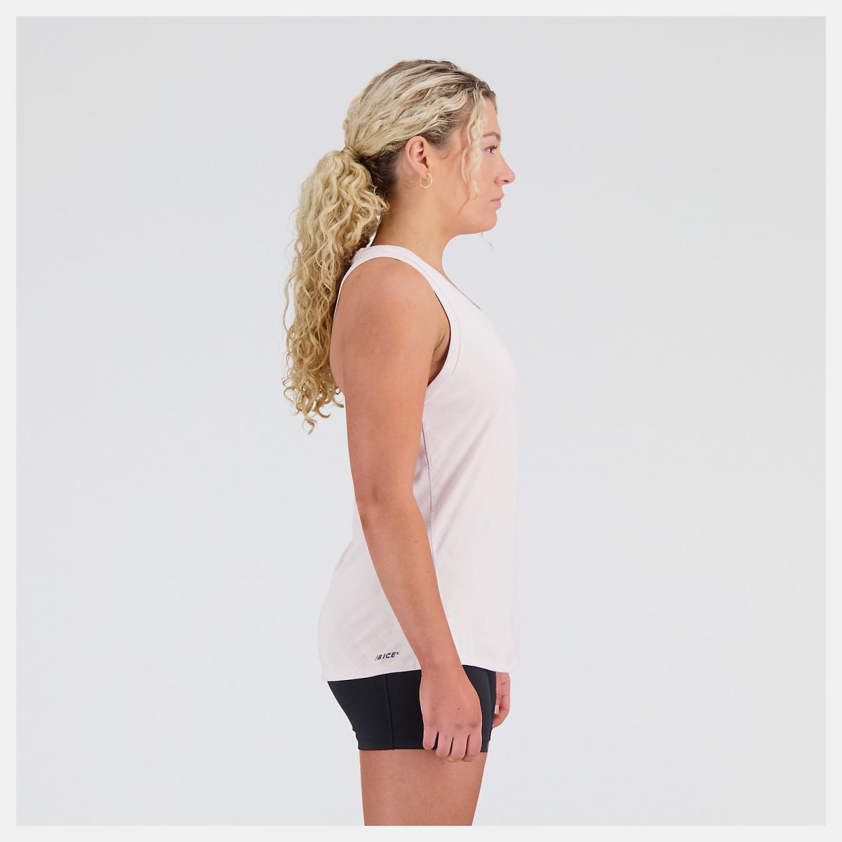 Shirts | Women New Balance Q Speed Jacquard Tank Stone Pink
