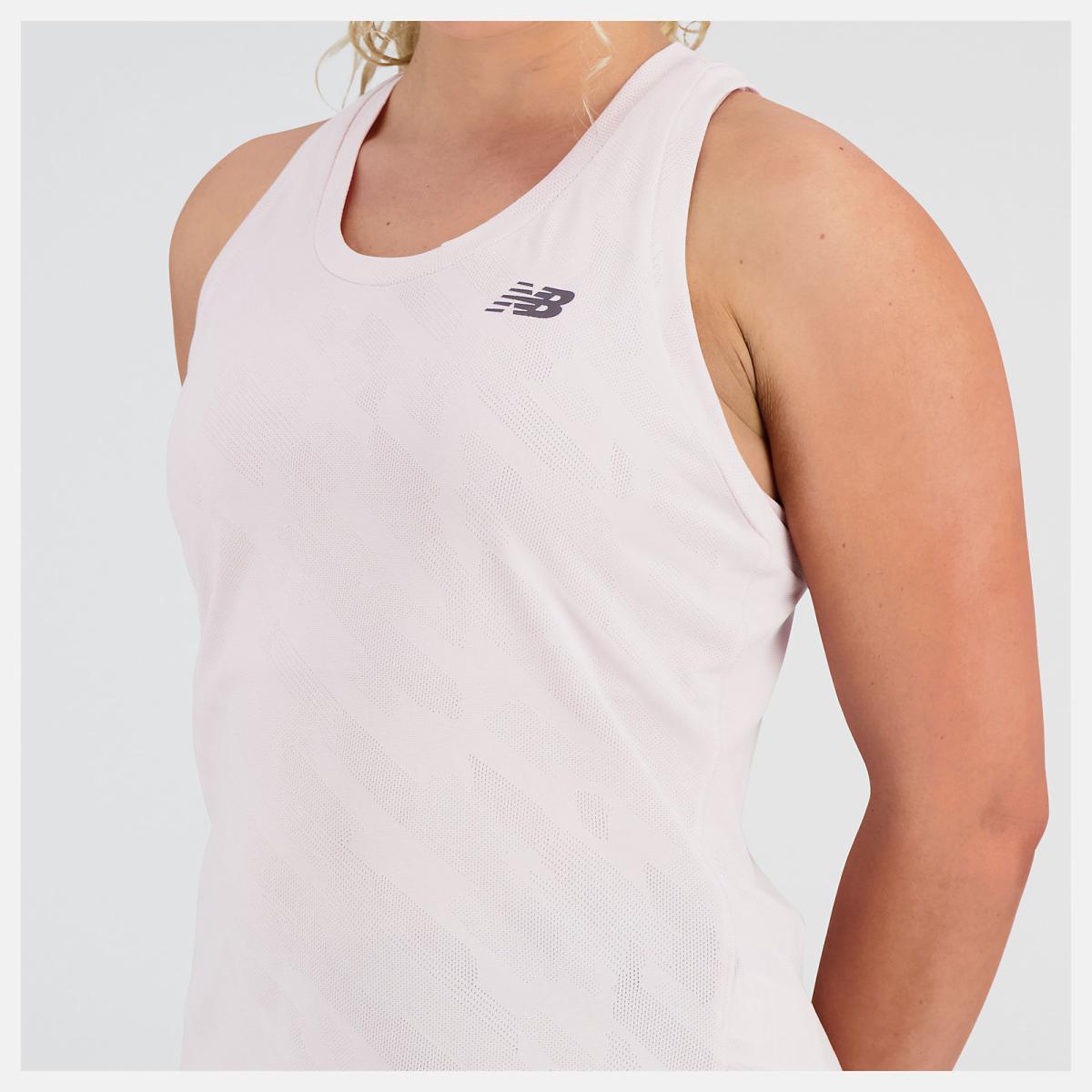 Shirts | Women New Balance Q Speed Jacquard Tank Stone Pink
