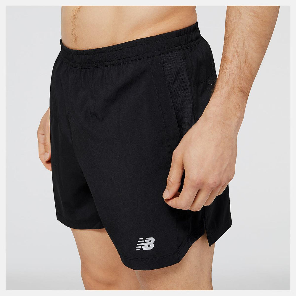 Shorts | Men New Balance Accelerate 5 Inch Short Black