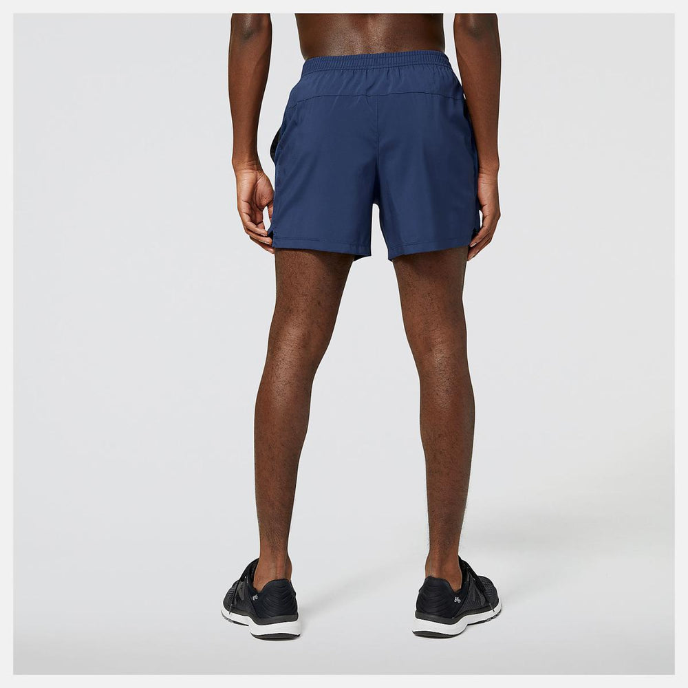 Shorts | Men New Balance Accelerate 5 Inch Short Natural Indigo