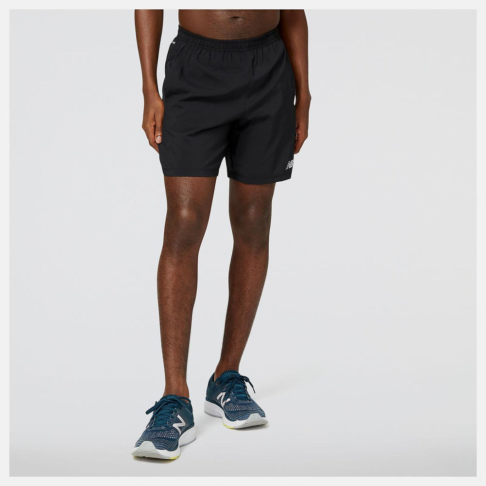 Shorts | Men New Balance Accelerate 7 Inch Short Black
