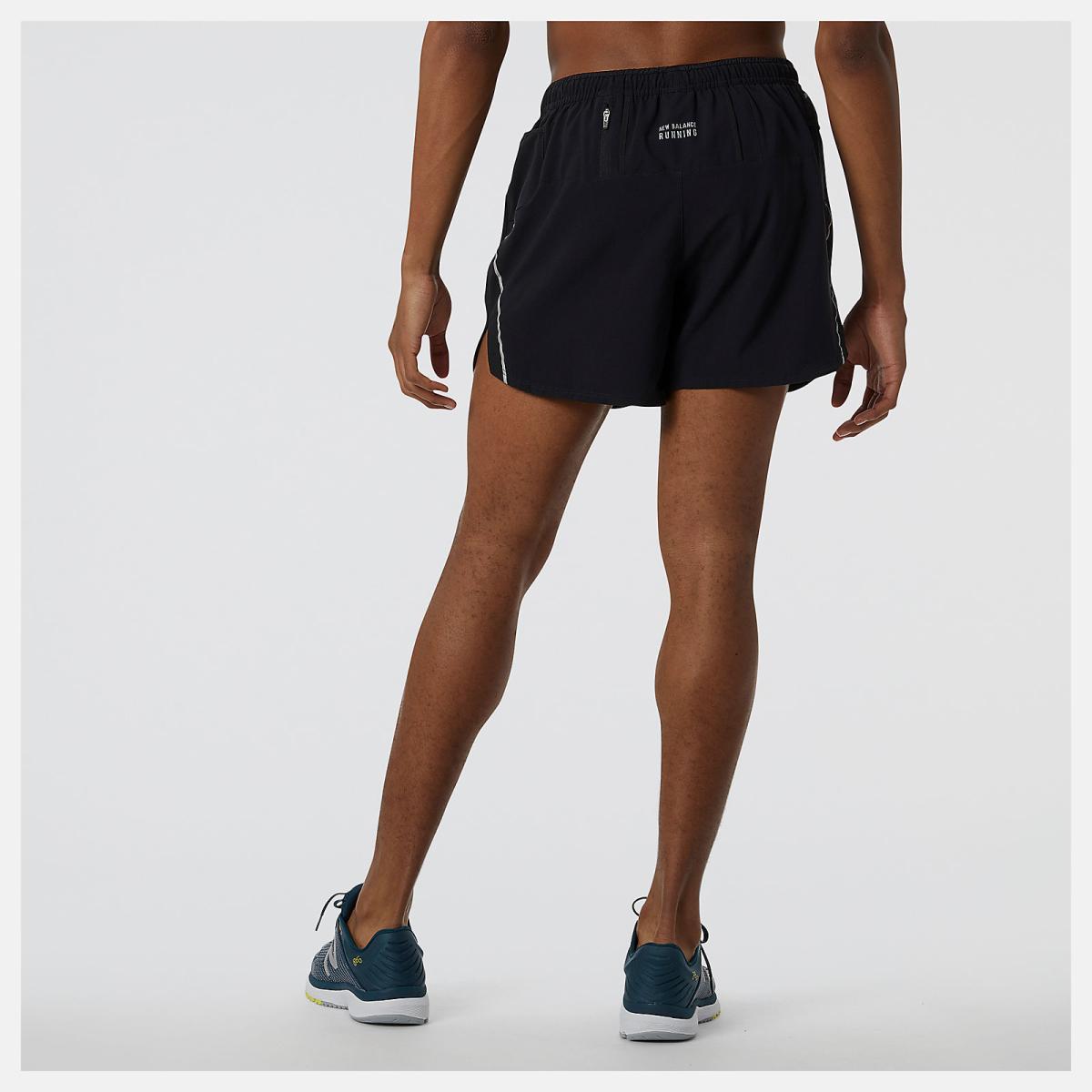 Shorts | Men New Balance Impact Run 5 Inch Short Black