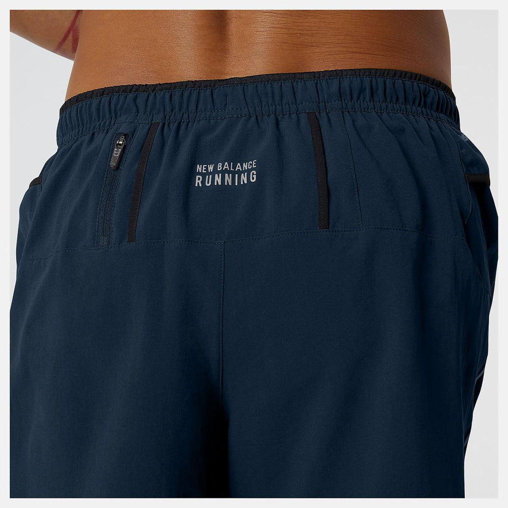 Shorts | Men New Balance Impact Run 5 Inch Short Natural Indigo