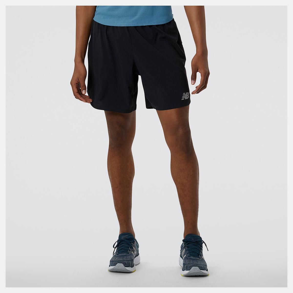Shorts | Men New Balance Impact Run 7 Inch Short Black
