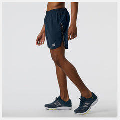 Shorts | Men New Balance Impact Run 7 Inch Short Natural Indigo