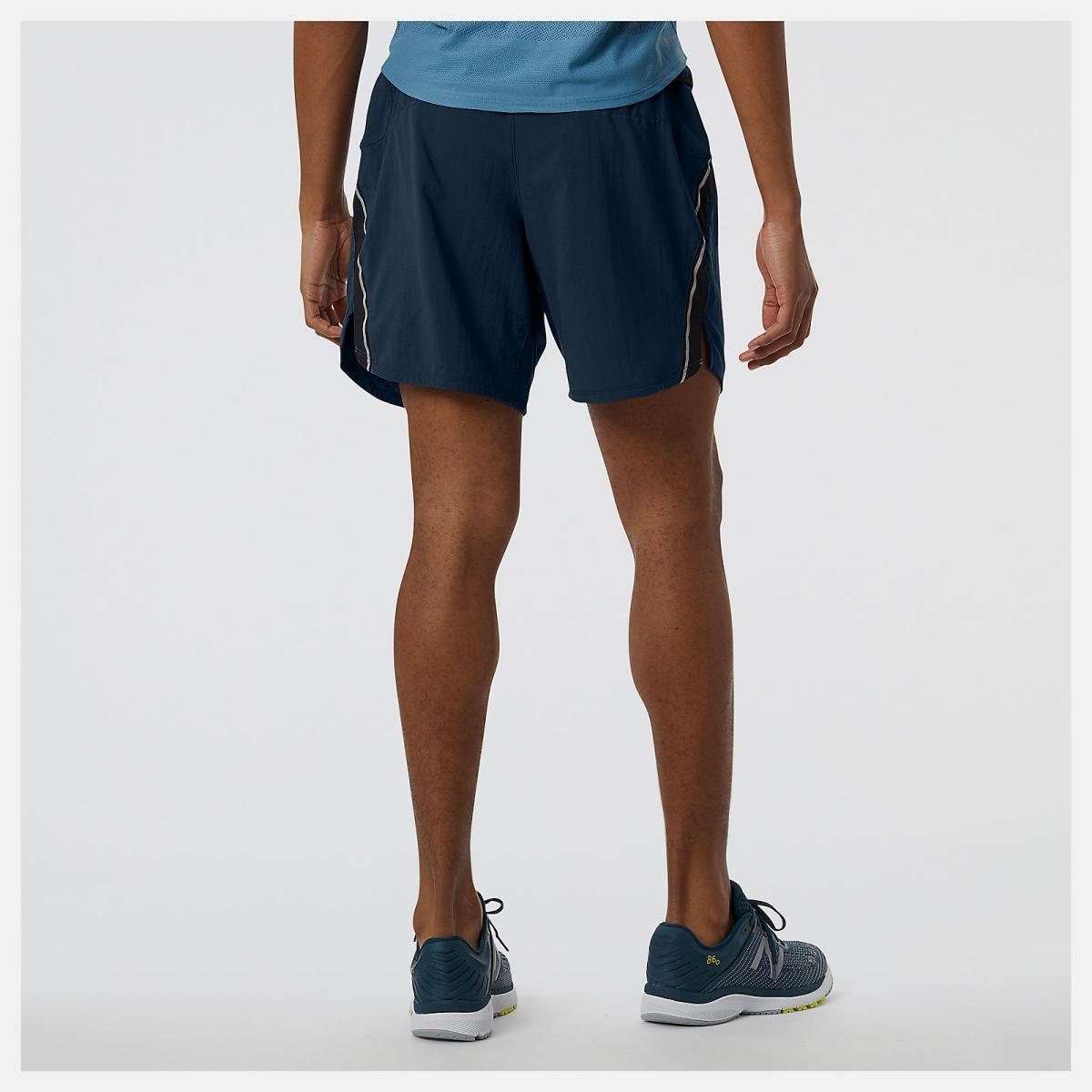 Shorts | Men New Balance Impact Run 7 Inch Short Natural Indigo