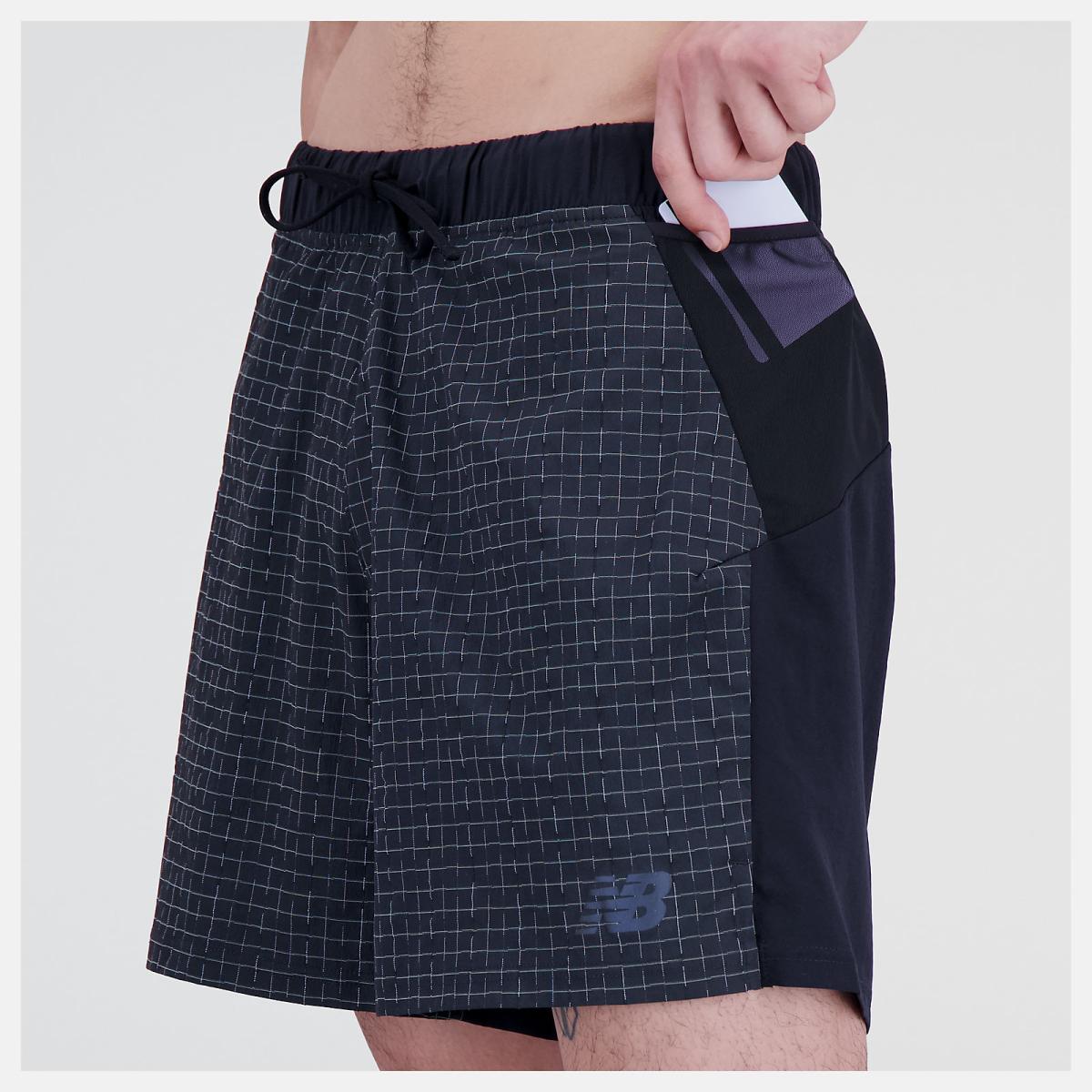 Shorts | Men New Balance Impact Run Luminous 6 Inch Short Black