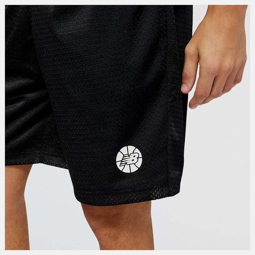 Shorts | Men New Balance NB Hoops Fundamentals Short Black