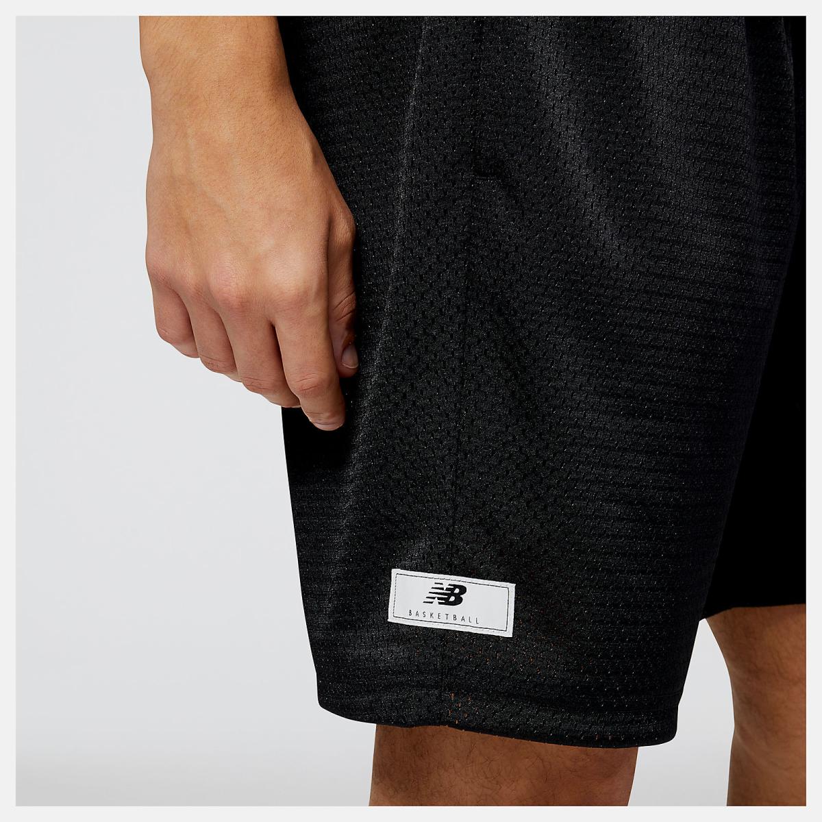 Shorts | Men New Balance NB Hoops Fundamentals Short Black