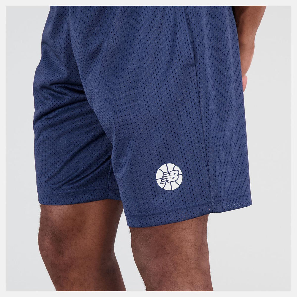 Shorts | Men New Balance NB Hoops Fundamentals Short Nb Navy