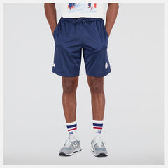 Shorts | Men New Balance NB Hoops Fundamentals Short Nb Navy