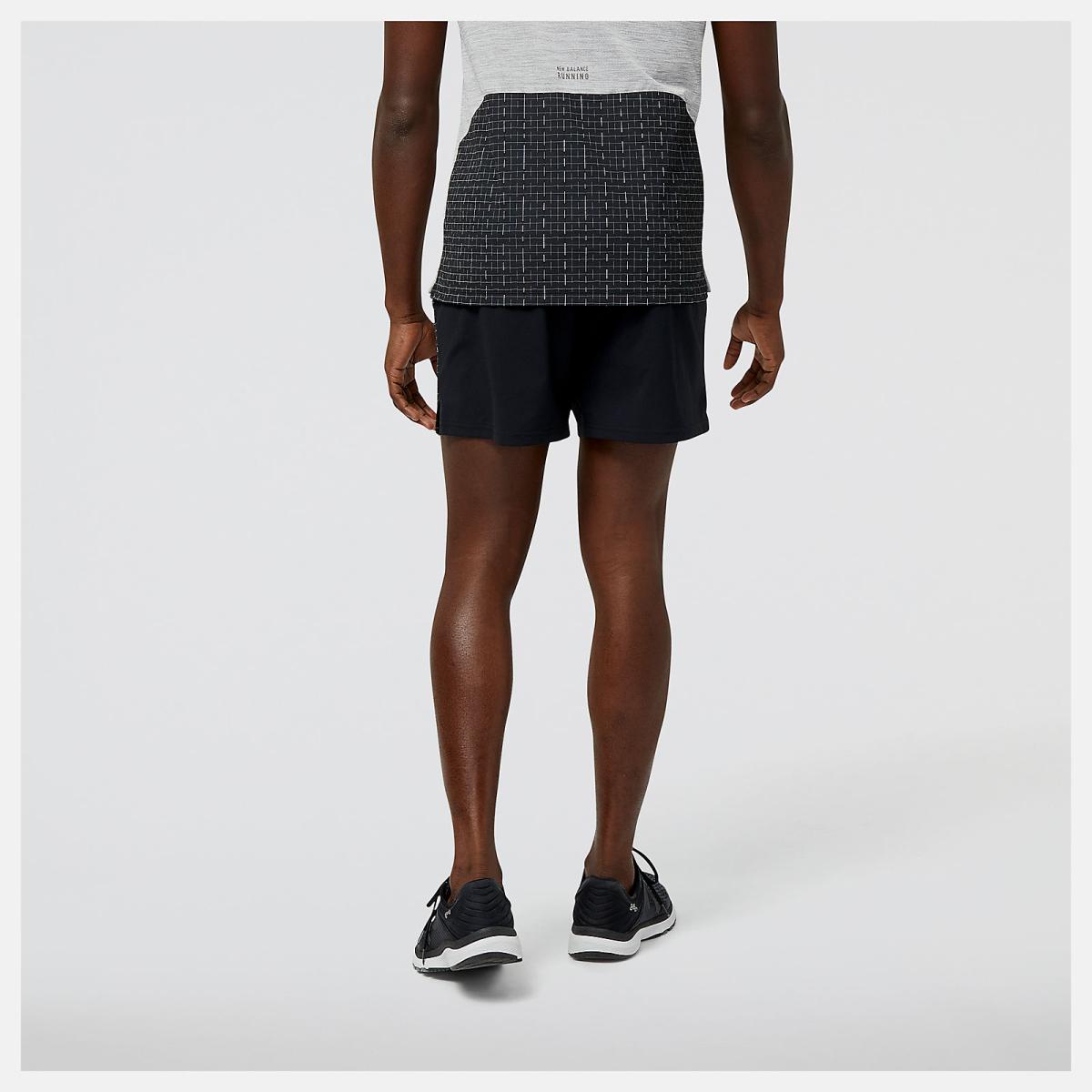 Shorts | Men New Balance NYC Marathon Training Impact Run Luminous 6 Inch Short Black