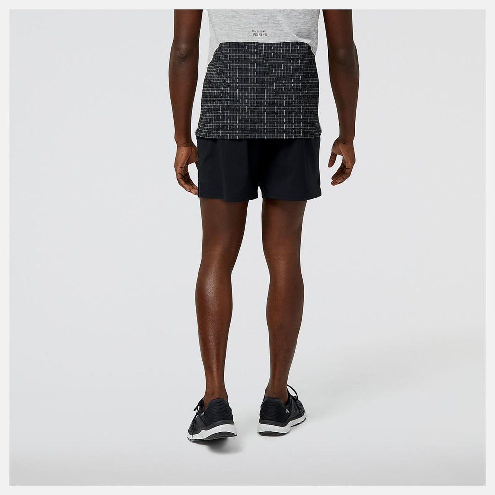Shorts | Men New Balance NYC Marathon Training Impact Run Luminous 6 Inch Short Black