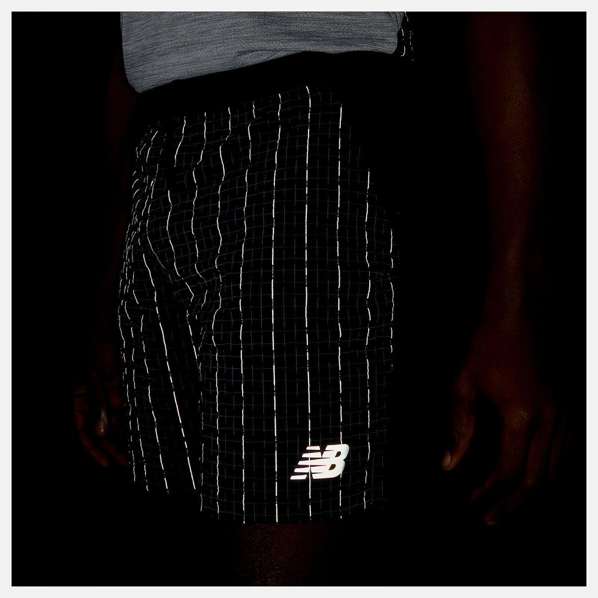Shorts | Men New Balance NYC Marathon Training Impact Run Luminous 6 Inch Short Black